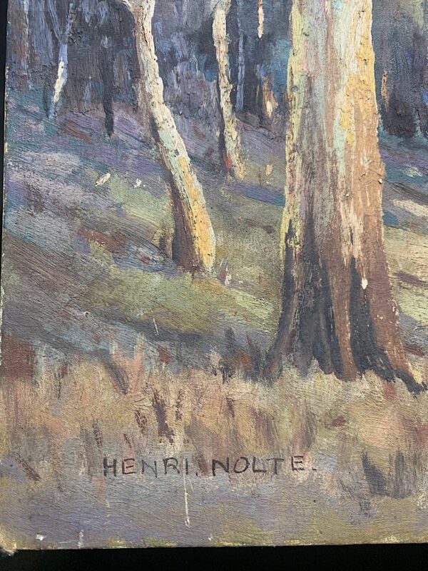 Australian Oil Painting On Canvas By Henri Nolt (1900-1965), “Woronora River”, 86x63cm
澳大利亚风景油画 - Image 3
