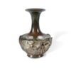 Japanese antique mixed-metal vase