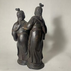 Japanese bronze statue