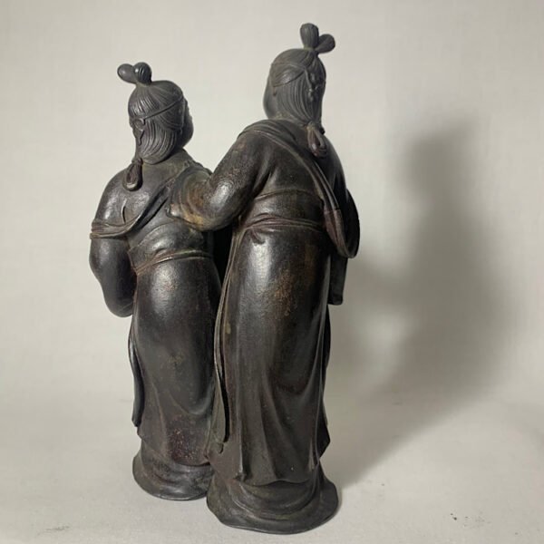 Japanese bronze statue