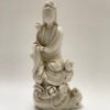 Antique Blanc de Chine Seated Guanyin