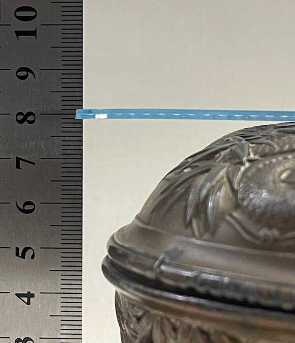 Japanese metal box, mark to base日本铜盖盒 - Image 7