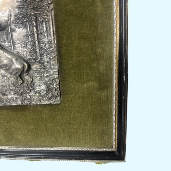 Silver plated plaque by Fritz Diller
德国鍍银浮雕画 - Image 4