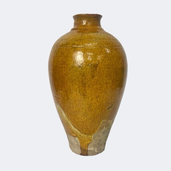 Tang amber glazed vase 
唐黄釉瓶