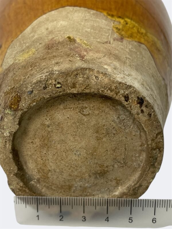 Tang amber glazed vase 
唐黄釉瓶 - Image 5