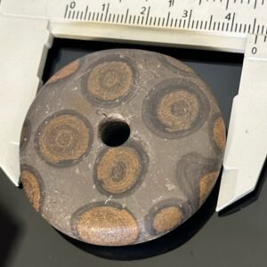 Alternative view of Chinese pudding stone Bi (Disc) 布丁石璧