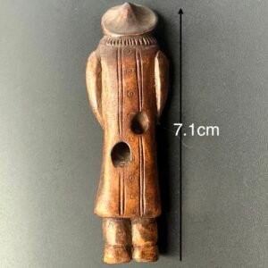 Alternative view of Z310: Japanese Antique Boxwood Netsuke Of A Dutchman 日本黄杨根付
