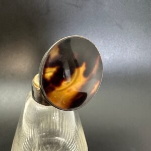 Alternative view of Z335: Antique Cut Glass Perfume Bottle, 1920‘s