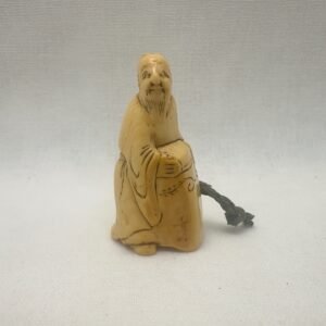 Z380 Japanese ivory Netsuke of an immortal